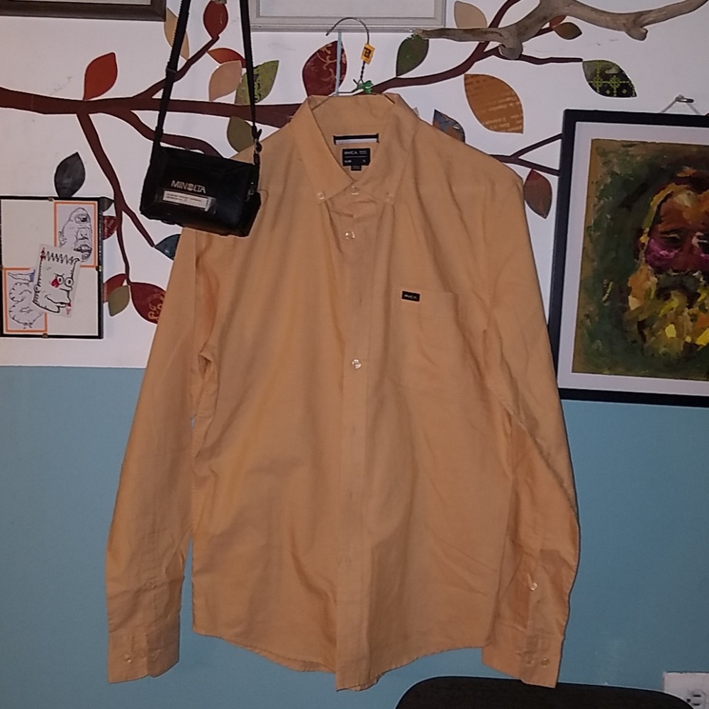 Rvca oxford bottom down